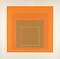 Proof for White Line Square series, Josef Albers  American, born Germany, Lithograph