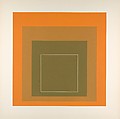 Proof for White Line Square series, Josef Albers  American, born Germany, Lithograph