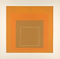 Proof for White Line Square series, Josef Albers  American, born Germany, Lithograph