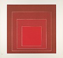 Proof for White Line Square series, Josef Albers  American, born Germany, Lithograph