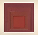Proof for White Line Square series, Josef Albers  American, born Germany, Lithograph