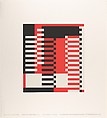 Pillars (1928), Josef Albers American, born Germany, Screenprint