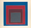 Proof for White Line Square series, Josef Albers American, born Germany, Lithograph; proof