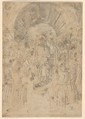 The Mocking of Christ, from "Life of the Virgin and Christ", Francesco Rosselli Italian, Engraving with traces of color; first or second state of three (Bartsch)