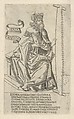 The Prophet Isaiah, from "Prophets and Sibyls", Francesco Rosselli  Italian, Engraving; first state of two (TIB)