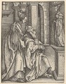 Solomon Adoring the Idols, from "Women's Wile" (Weiberlisten), Hans Burgkmair German, Woodcut; first state of three (Hollstein)