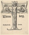 Christ on the Cross Between the Virgin and Moses, Hans Burgkmair  German, Woodcut and letterpress
