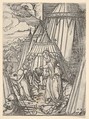 Judith and Her Maid Putting the Head of Holofernes into a Bag, Hans Burgkmair German, Woodcut