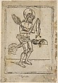 The Man of Sorrows Standing, Hans Burgkmair  German, Woodcut; first state of two (Hollstein)