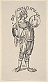 Justice (Die Gerechtikait), from The Seven Virtues, in Holzschnitte alter Meister gedruckt von den Originalstöcken der Sammlung Derschau im besitz des Staatlichen Kupferstich-kabinetts zu Berlin, Hans Burgkmair  German, Woodcut; restrike of third state of three (Hollstein); Dershau restrike, 1922