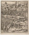 The Battle Near Teramundt (Teremonde), from "Der Weisskunig", Hans Burgkmair German, Woodcut