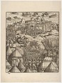 Storming of Moran, at the Shore, from "Der Weisskunig", Hans Burgkmair German, Woodcut