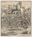 The Battle Near Naples, from "Der Weisskunig", Hans Burgkmair German, Woodcut