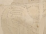 Standing Female Figure (St. Anne; Cartoon for a Painting), Vittore Carpaccio (Italian, Venice 1460/66?–1525/26 Venice), Pen and brown ink, brush and gray-brown wash, over charcoal underdrawing; outlines pricked for transfer, on two glued sheets of paper with overlapping joins