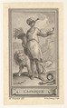 L'Afrique, from the "Almanach iconologique", Hubert François Gravelot  French, Etching with engraving