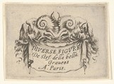 Title Plate, François Chauveau  French, Etching