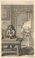 A Painter in his Studio, Abraham Bosse  French, Etching