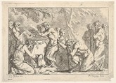 Ancient Sacrifice, Philippe Louis Parizeau  French, Etching