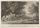 Labourers, Richard Earlom using pseudonym Henry Birche) British, Mezzotint; second state of four