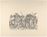People from Calicut, from The Triumphal Procession of Emperor Maximilian (Triumph Des Kaisers Maximilian I), Hans Burgkmair German, Woodcut; restrike