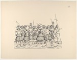 People from Calicut, from The Triumphal Procession of Emperor Maximilian (Triumph Des Kaisers Maximilian I), Hans Burgkmair German, Woodcut; restrike
