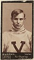 Murphy, Yale University, from the College Football Stars series (N302) for Mayo's Cut Plug Tobacco, P.H. Mayo & Brother, Richmond, Virginia American, Commercial lithograph