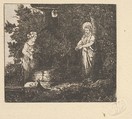 Le Christ et La Samaritaine (Christ and the Samaritan Woman), Rodolphe Bresdin French, Etching