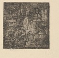 Vieillard Assis Dans un Intérieur (Old Man Seated in an Interior), Rodolphe Bresdin  French, Etching