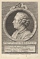 Portrait of Charles-Nicolas Cochin II, Augustin de Saint-Aubin French, Etching and engraving; fifth state of five (Bocher)