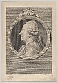 Portrait of Jean-Baptiste-Marie Pierre, Augustin de Saint-Aubin French, Etching and engraving; third state of three (Bocher)