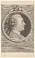 Portrait of Guillaume Coustou, Augustin de Saint-Aubin French, Etching and engraving; third state of five (Bocher)