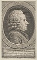 Portrait of Guillaume-Thomas Raynal, Augustin de Saint-Aubin French, Etching and engraving; after second state of two (Bocher)