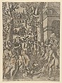 Christ's Entry into Jerusalem, Léonard Limosin  French, Etching