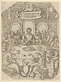The Last Supper, Léonard Limosin  French, Etching