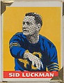 Sid Luckman, from the All-Star Football series (R401-2), issued by Leaf Gum Company, Leaf Gum, Co., Chicago, Illinois  American, Commercial chromolithograph