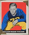 William "Moose" Fischer, from the All-Star Football series (R401-2), issued by Leaf Gum Company, Leaf Gum, Co., Chicago, Illinois American, Commercial chromolithograph