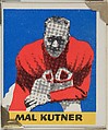 Mal Kutner, from the All-Star Football series (R401-2), issued by Leaf Gum Company, Leaf Gum, Co., Chicago, Illinois American, Commercial chromolithograph