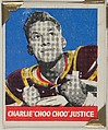 Charlie "Choo Choo" Justice, from the All-Star Football series (R401-2), issued by Leaf Gum Company, Leaf Gum, Co., Chicago, Illinois  American, Commercial chromolithograph