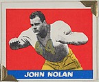 John Nolan, from the All-Star Football series (R401-2), issued by Leaf Gum Company, Leaf Gum, Co., Chicago, Illinois American, Commercial chromolithograph
