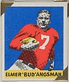 Elmer "Bud" Angsman, from the All-Star Football series (R401-2), issued by Leaf Gum Company, Leaf Gum, Co., Chicago, Illinois American, Commercial chromolithograph