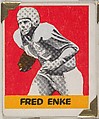 Fred Enke, from the All-Star Football series (R401-2), issued by Leaf Gum Company, Leaf Gum, Co., Chicago, Illinois  American, Commercial chromolithograph