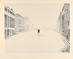 Portland Place, from "L'Estampe Originale", Charles Lacoste French, Lithograph