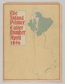 Cover: The Inland Printer, The Easter Number, Anonymous, American, 19th century  American, Color lithograph