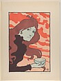 Vitrioleuse, from "L'Estampe Originale", Eugène-Samuel Grasset French, Lithograph, hand-stenciled in five colors