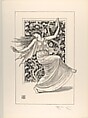 Dancing Nymph (Nymphe Danseuse), from "L'Estampe Originale", Walter Crane British, Lithograph