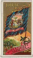 Florida, from Flags of the States and Territories (N11) for Allen & Ginter Cigarettes Brands, Allen & Ginter American, Commercial color lithograph