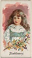 Blackberry, from the Fruits series (N12) for Allen & Ginter Cigarettes Brands, Allen & Ginter American, Commercial color lithograph