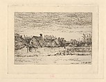 Landscape, Jean-François Millet  French, Etching