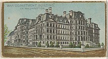 War Department Building in Washington, from the General Government and State Capitol Buildings series (N14) for Allen & Ginter Cigarettes Brands, Allen & Ginter  American, Commercial color lithograph