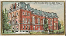 Agricultural Building in Washington, from the General Government and State Capitol Buildings series (N14) for Allen & Ginter Cigarettes Brands, Allen & Ginter  American, Commercial color lithograph